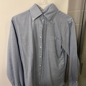 Anglo Italian cotton wool flannel button down